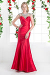 Long Fitted Prom Dress - The Dress Outlet