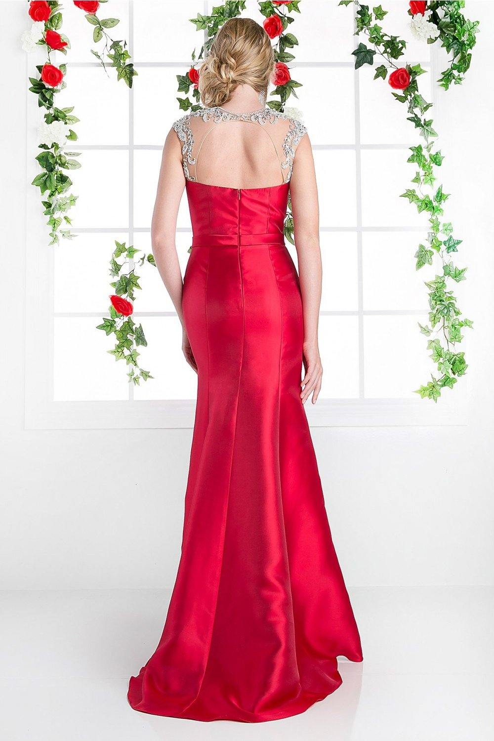 Long Fitted Prom Dress - The Dress Outlet