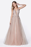 Long Sleeveless Evening Gown Formal Dress - The Dress Outlet Cinderella Divine