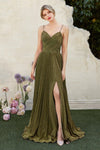 Sexy Long Prom Dress with High Slit - The Dress Outlet Cinderella Divine