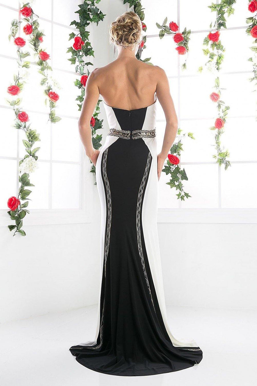 Prom Long Fitted Dress - The Dress Outlet