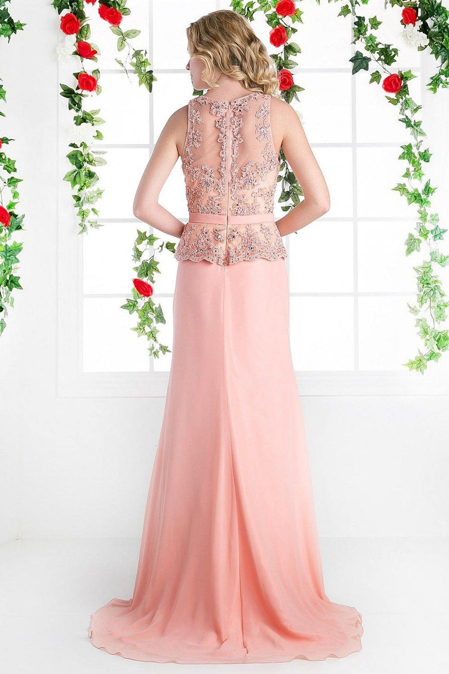 Prom Long Fitted Dress - The Dress Outlet