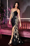 Long Formal Spaghetti Strap Fitted Prom Dress - The Dress Outlet