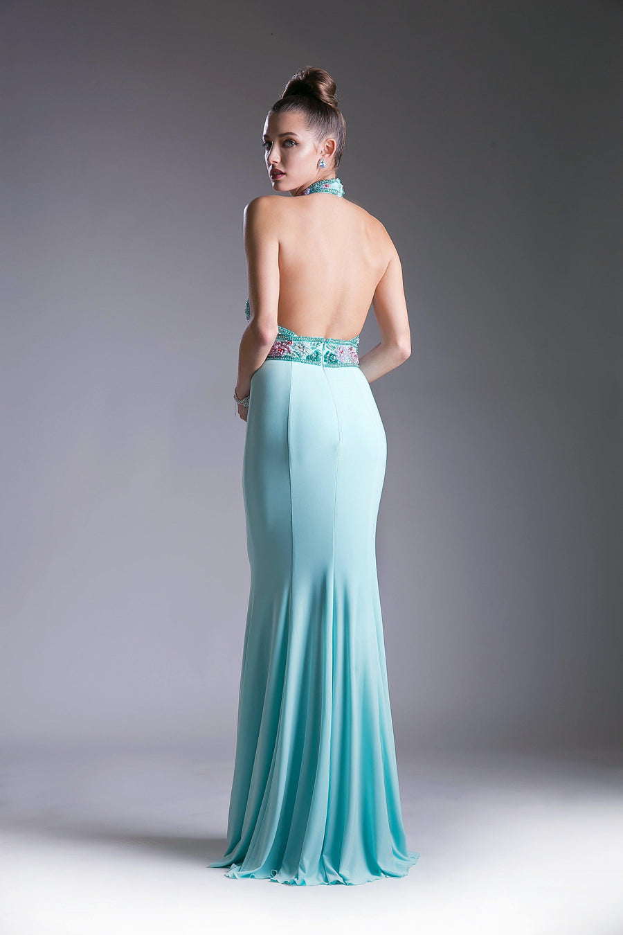 Sexy Long Fitted Evening Gown Formal Dress - The Dress Outlet Cinderella Divine