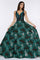 Floral Ball Gown Long Prom Dress - The Dress Outlet Cinderella Divine