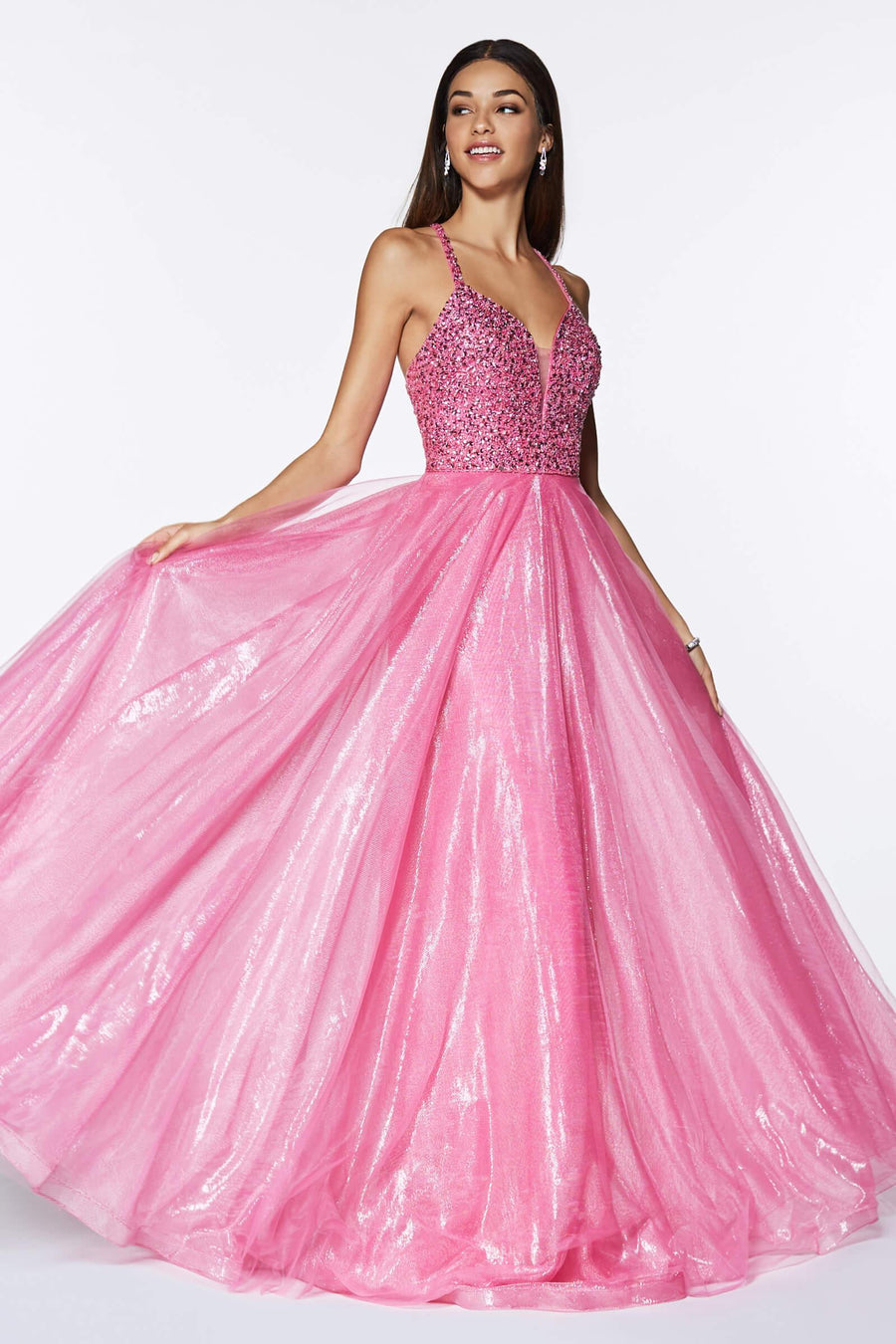 Long Prom Dress Formal Ball Gown - The Dress Outlet Cinderella Divine