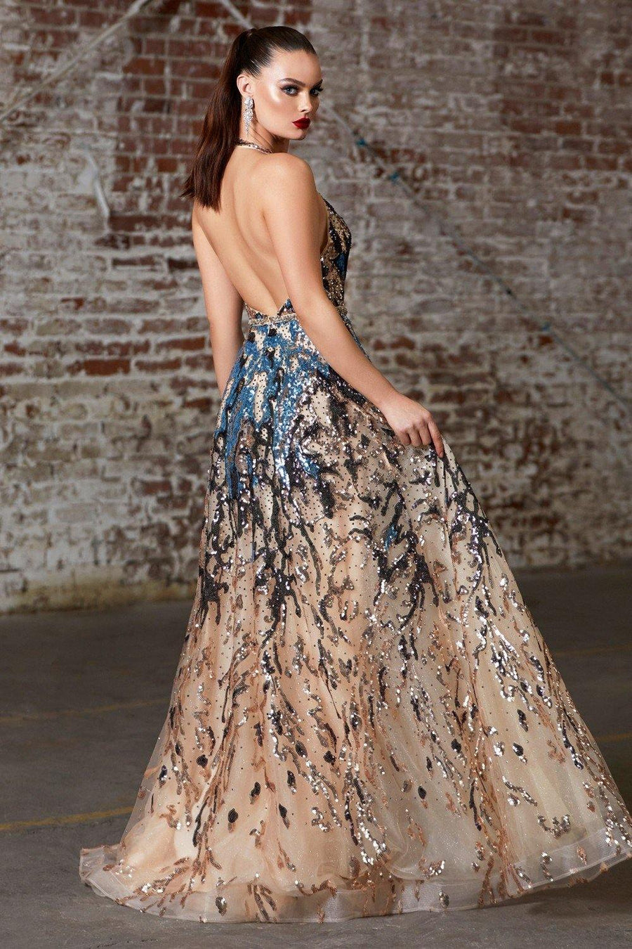 Sexy Long Evening Gown - The Dress Outlet