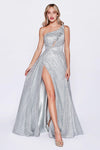 Prom Long Sexy One Shoulder Strap Evening Gown - The Dress Outlet Cinderella Divine