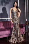 Long Fitted Prom Dress - The Dress Outlet