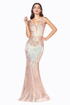 Long Sleeveless Formal Evening Prom Dress - The Dress Outlet Cinderella Divine