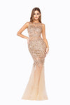 Long Formal Beaded Evening Prom Dress - The Dress Outlet Cinderella Divine