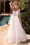 Long White Wedding Dress - The Dress Outlet