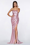 Strapless Sexy Fitted Prom Long Gown - The Dress Outlet Cinderella Divine