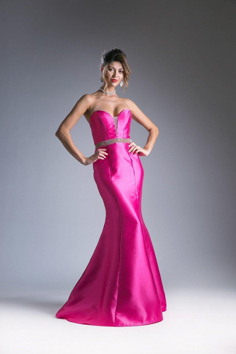 Prom Long Fitted Dress - The Dress Outlet