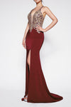 Sexy Long Fitted Prom Dress Evening Gown - The Dress Outlet Cinderella Divine