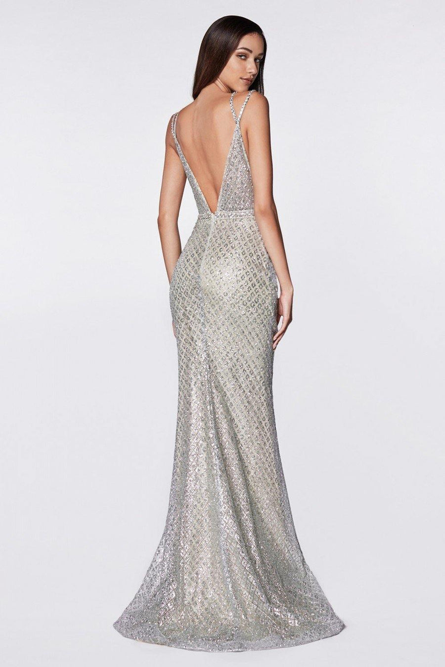 Prom Long Glitter Dress - The Dress Outlet