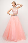 Two Piece Sexy Prom Long Gown - The Dress Outlet