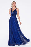 Long Sleeveless Prom Dress Evening Gown - The Dress Outlet Cinderella Divine