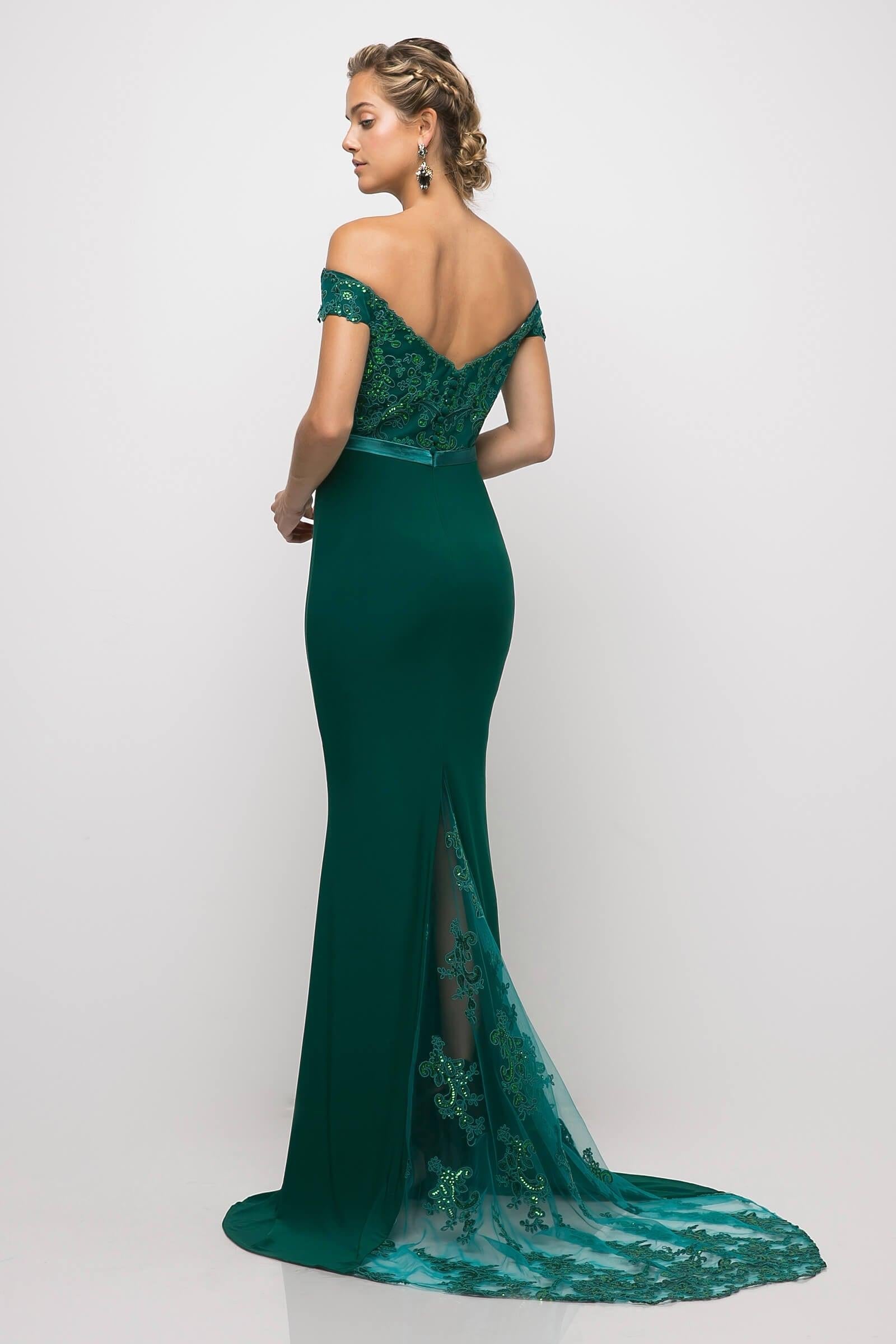 Cinderella Divine UV001 Off Shoulder Prom Dress Formal Gown | The Dress ...