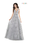 Colors Sleeveless Long Evening Dress G942 - The Dress Outlet