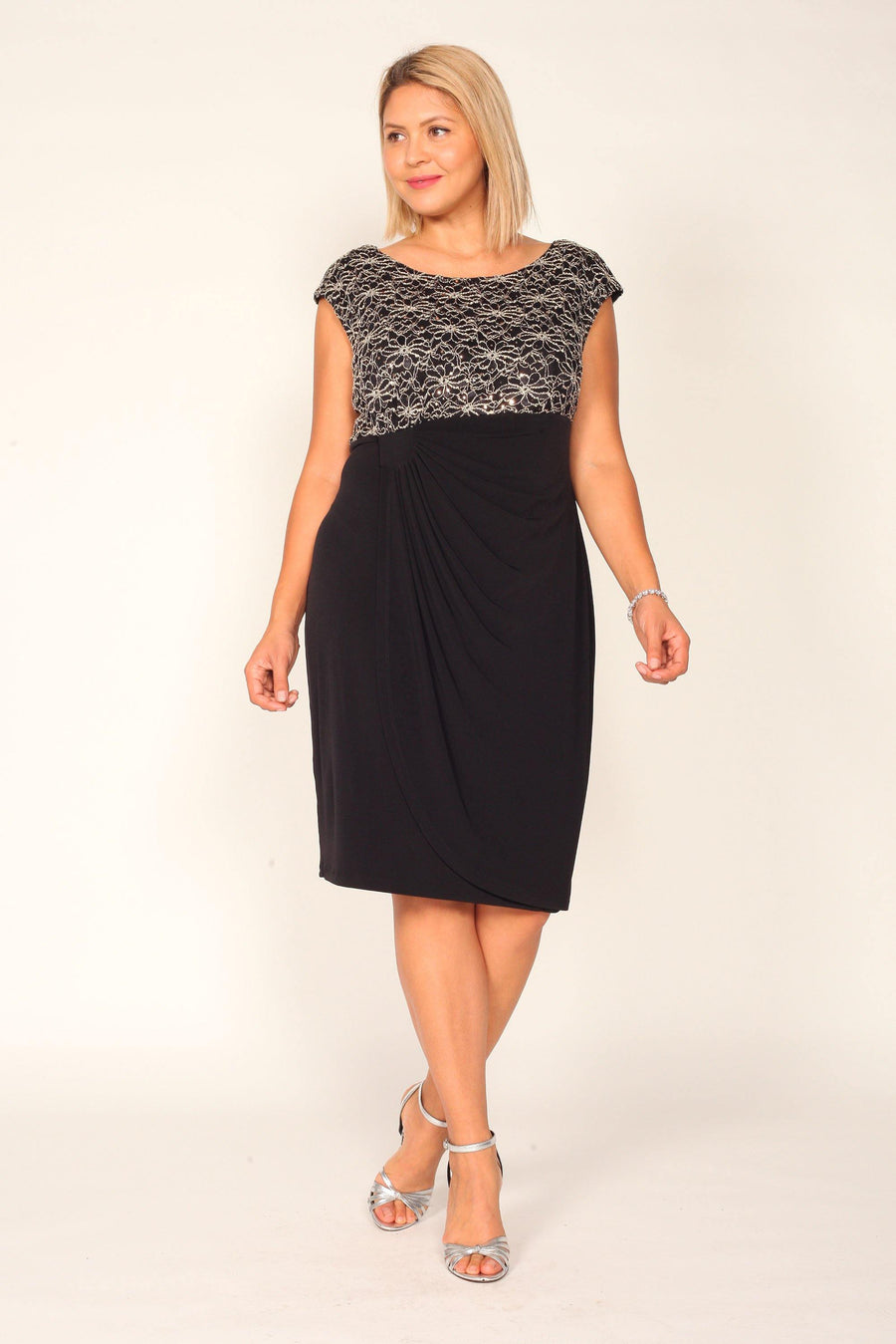 Connected Apparel Short Dress Cocktail - The Dress Outlet