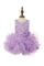 Cute Lace Sequin Top Ruffle Tulle Skirt Dress - The Dress Outlet Cinderella Couture