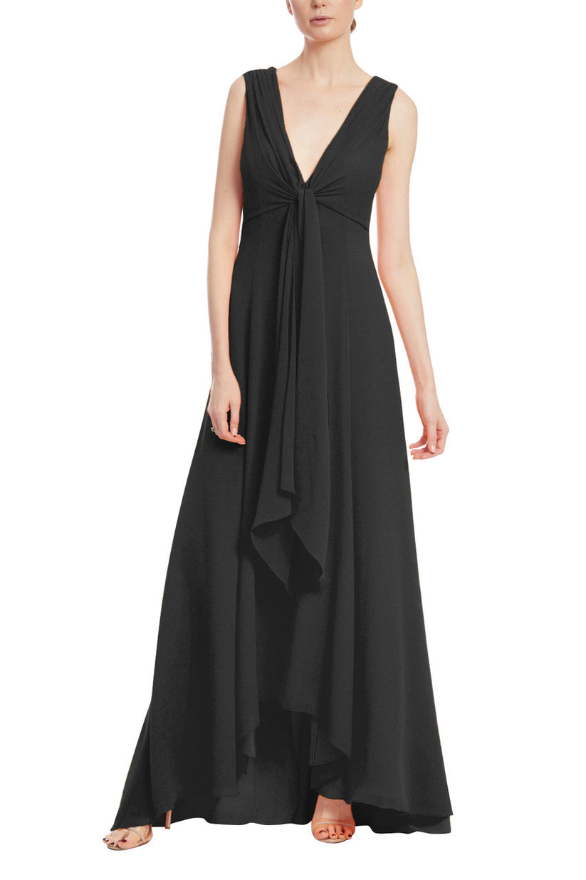 Formal Dresses A Line Formal High Low Maxi Dress Black