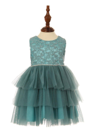 Drop Waist Flower Girl Dress