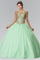 Embroidered Long Quinceanera Dress with Bolero - The Dress Outlet Elizabeth K