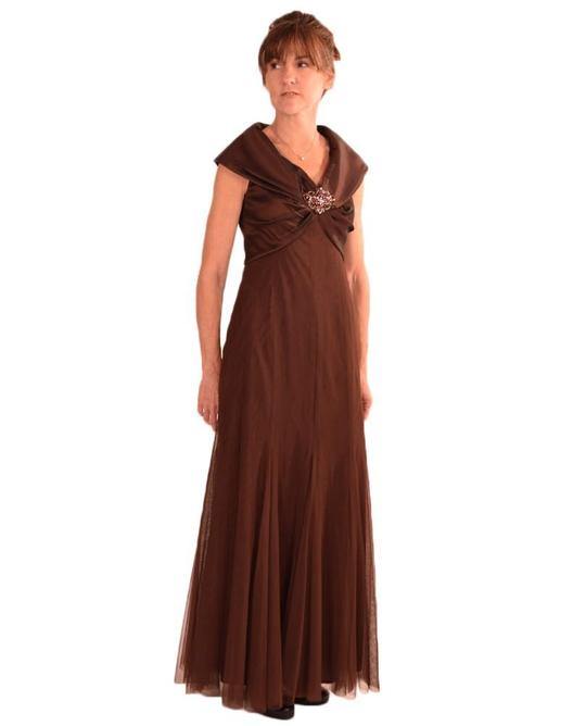 Emma Street Long Formal Mother of the Bride Dress - The Dress Outlet