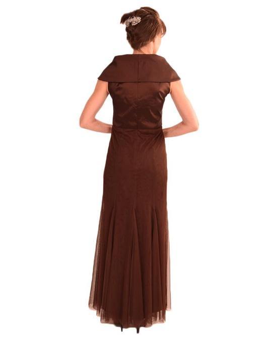 Emma Street Long Formal Mother of the Bride Dress - The Dress Outlet