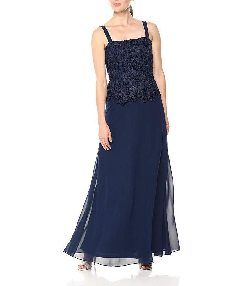 Emma Street Sleeveless Long Mother of the Bride Dress - The Dress Outlet Emma Street