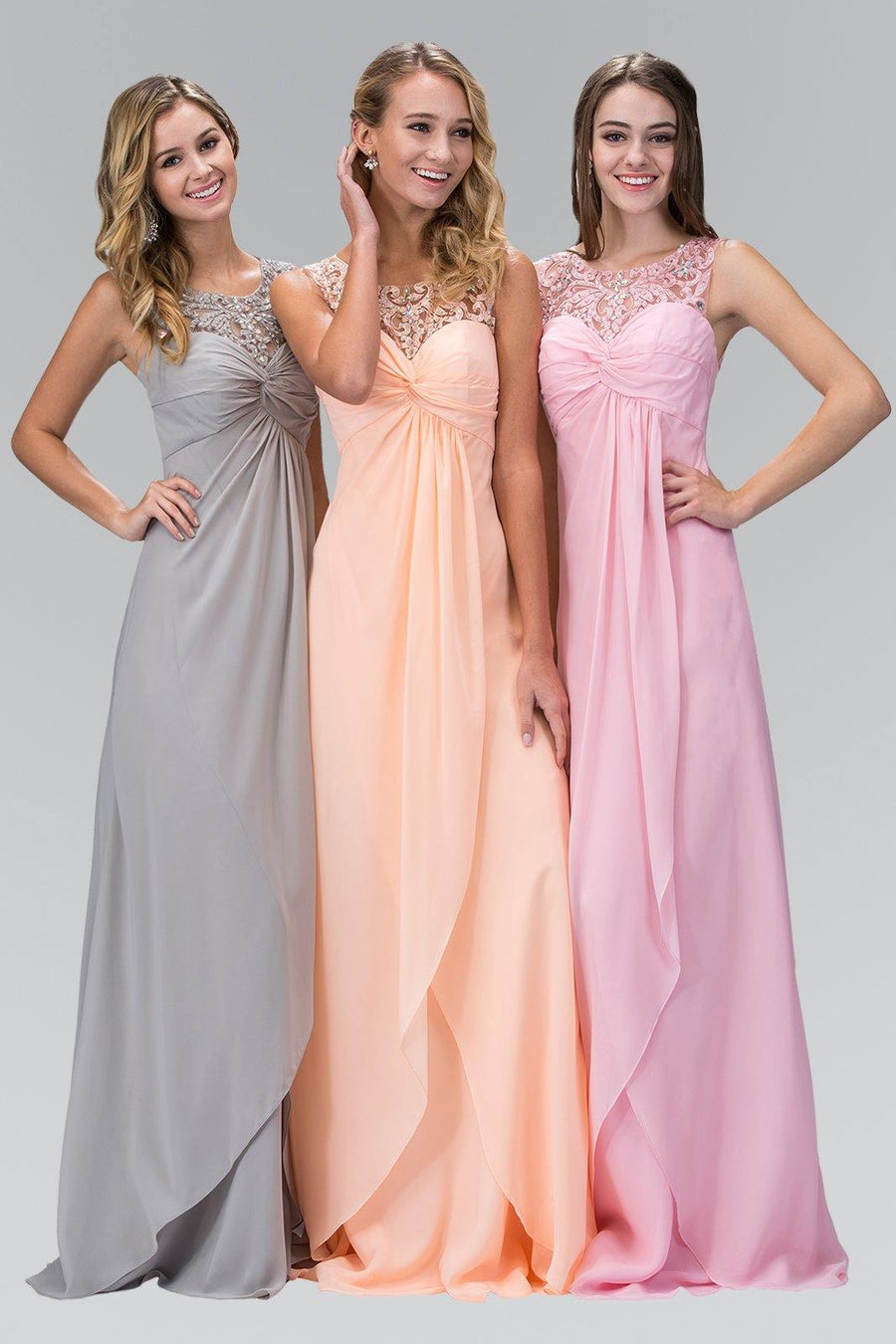 Empire Line Prom Long Dress - The Dress Outlet Elizabeth K