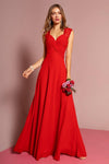 Empire Waist Long Prom Dress Formal - The Dress Outlet Elizabeth K