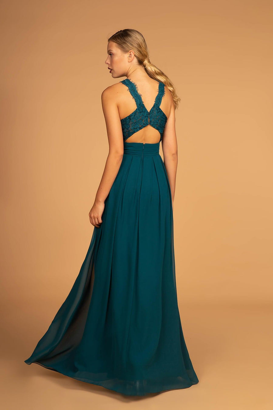 Evening Bridesmaid Long Formal Dress - The Dress Outlet Elizabeth K