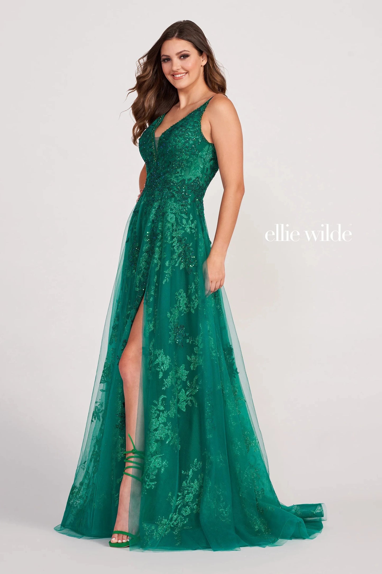 Prom Dresses Ballgown Long Prom Dress Emerald