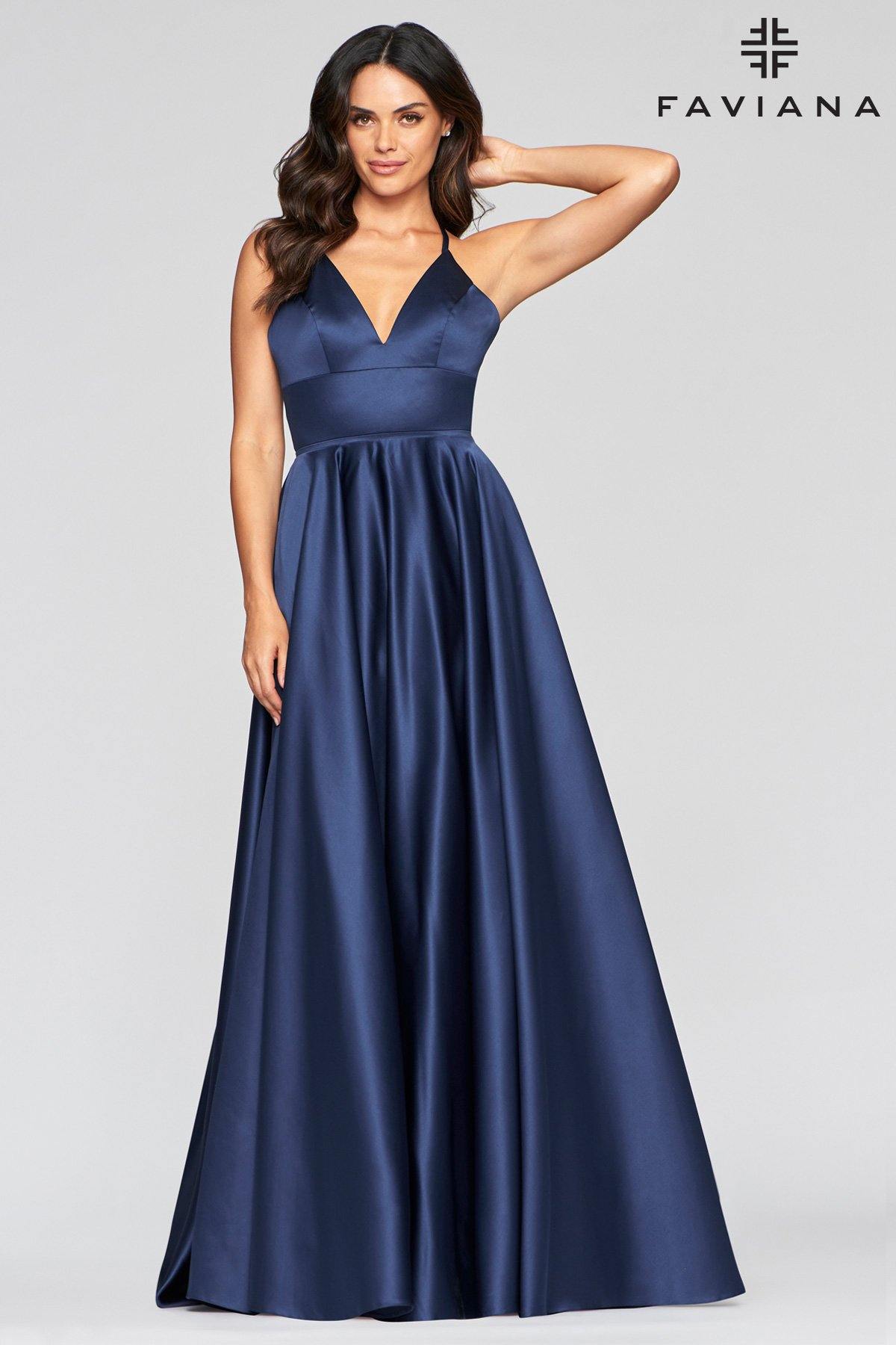 Faviana S10252 Long Bridesmaids Prom Ball Gown | The Dress Outlet