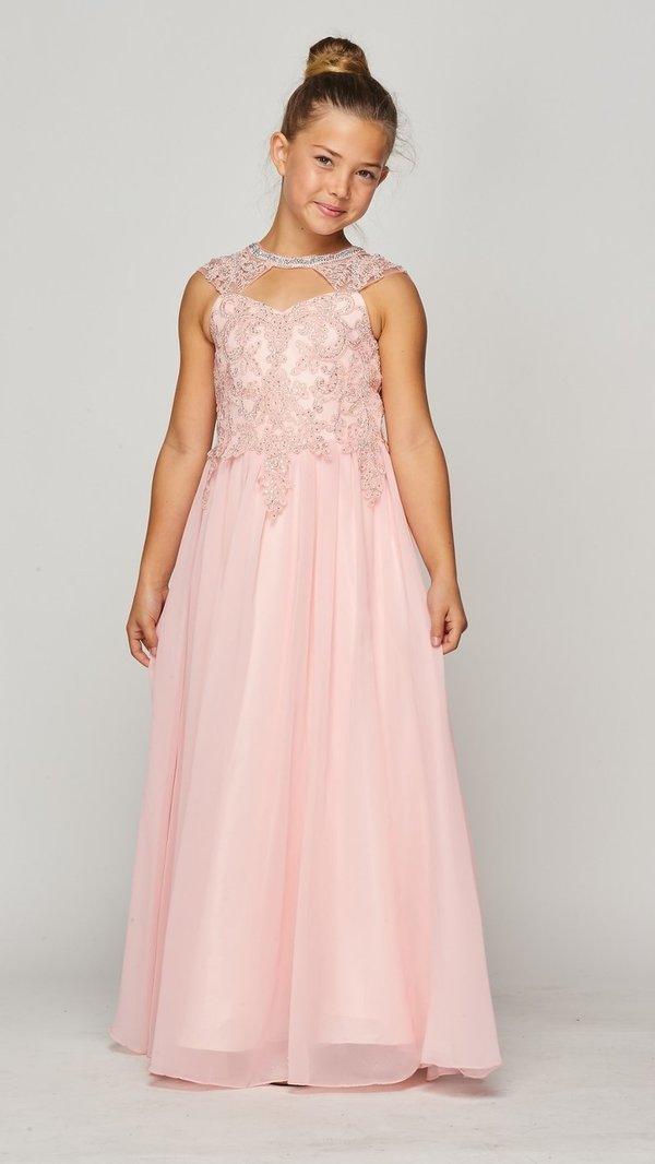 Floor Length Flower Girl Dress - The Dress Outlet