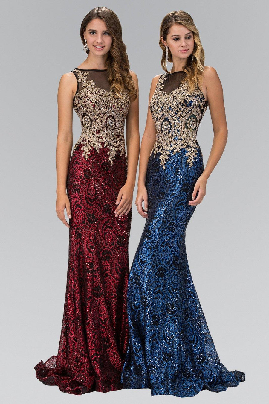 Floor Length Prom Long Dress Evening Gown - The Dress Outlet Elizabeth K