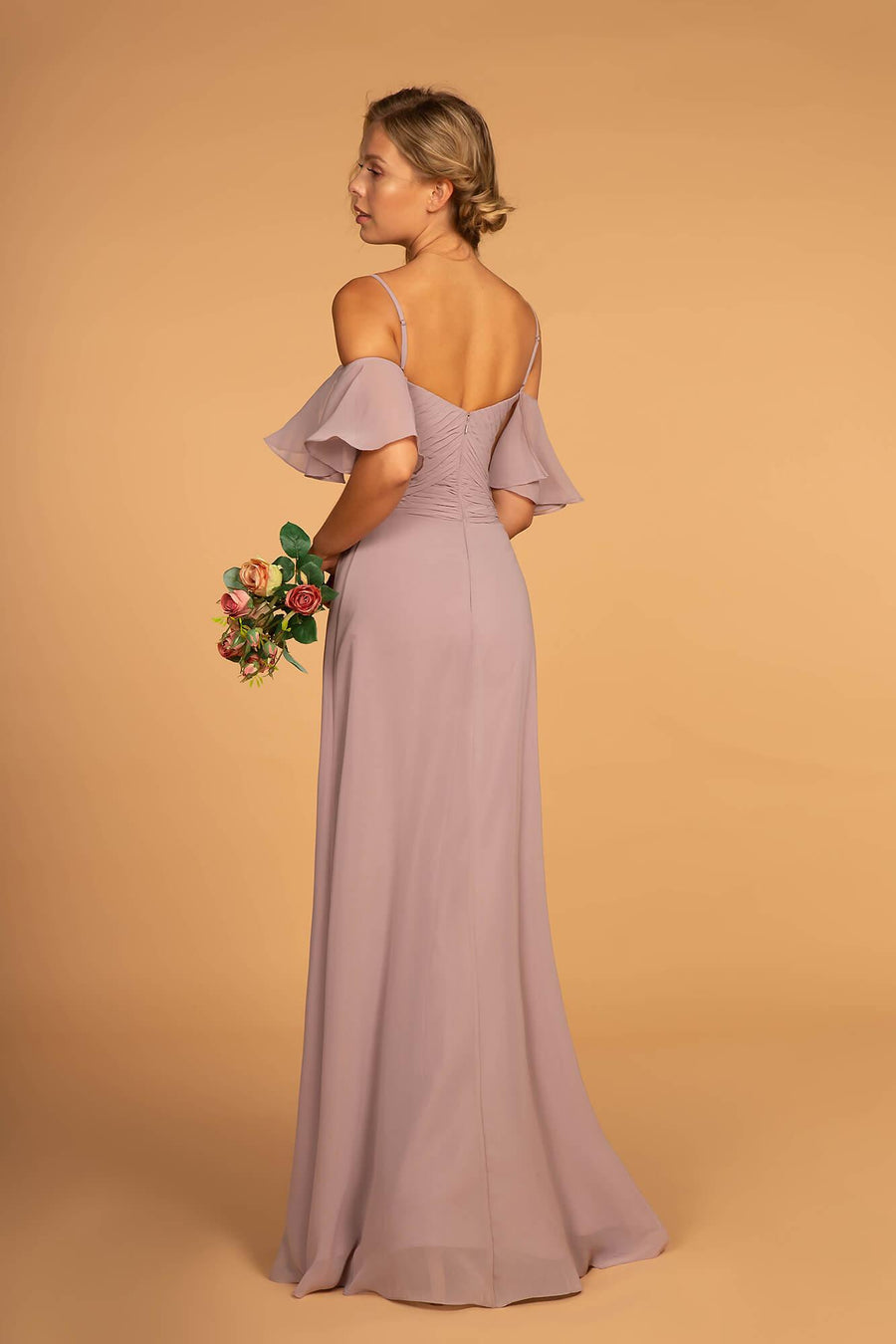 Formal Chiffon Long Dress Bridesmaid - The Dress Outlet Elizabeth K