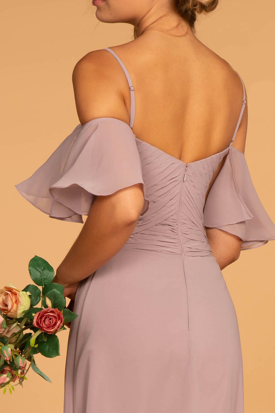 Formal Chiffon Long Dress Bridesmaid - The Dress Outlet Elizabeth K