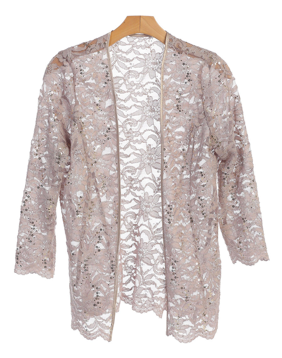 Cocoa L Formal Lace Scallop Edge Jacket Sale