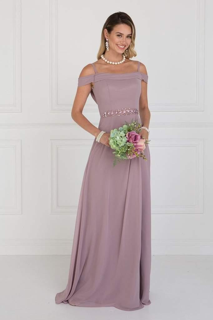 Formal Long Bridesmaid Prom Dress - The Dress Outlet Elizabeth K