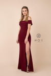 Formal Long Dress Off Shoulder Bridesmaid - The Dress Outlet Nox Anabel