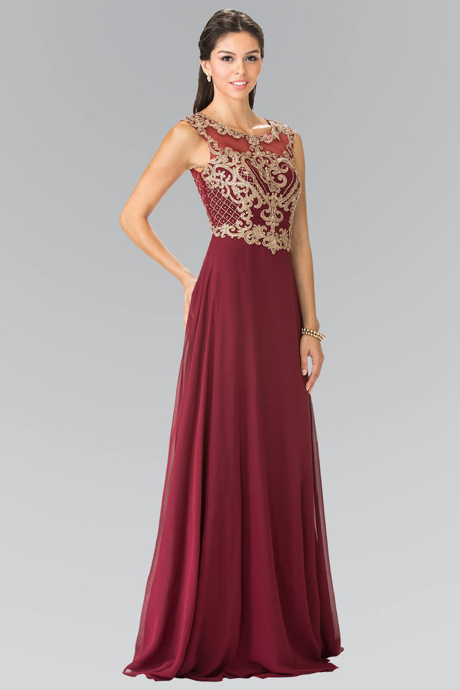 Formal Long Prom Dress Evening Gown - The Dress Outlet Elizabeth K