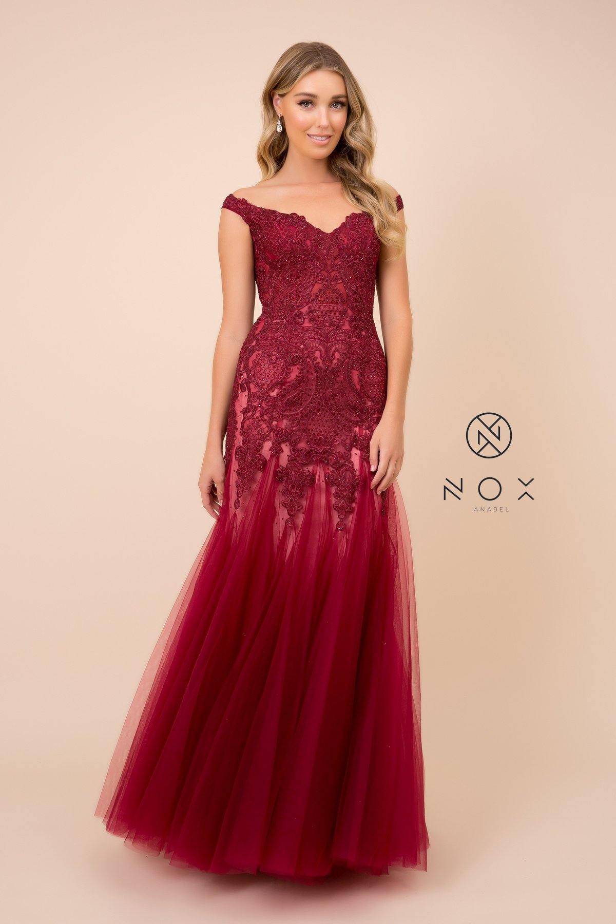 Formal Long Prom Dress Evening Gown - The Dress Outlet Nox Anabel