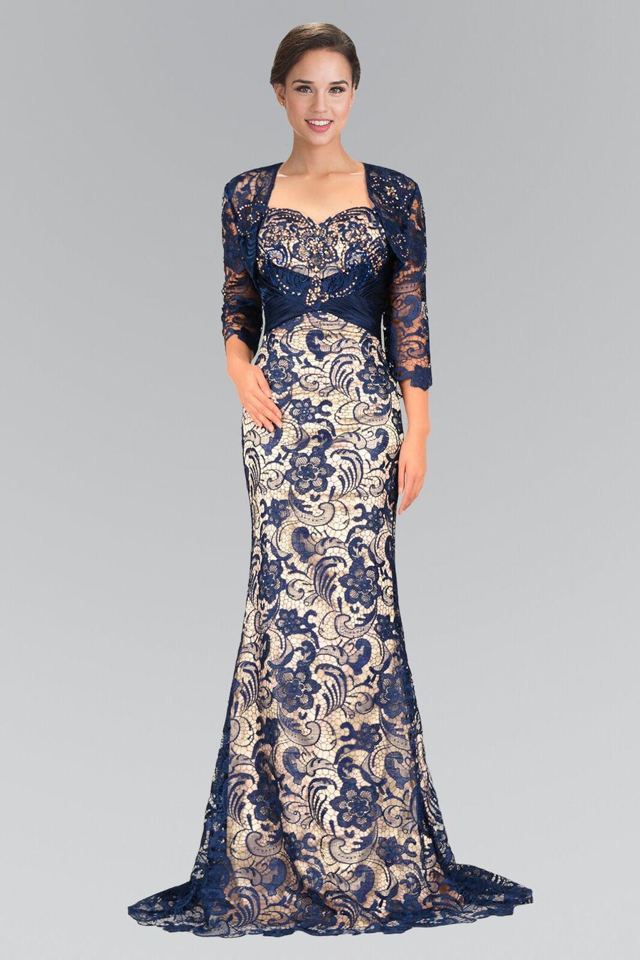 Formal Long Prom Dress Evening Gown - The Dress Outlet Elizabeth K