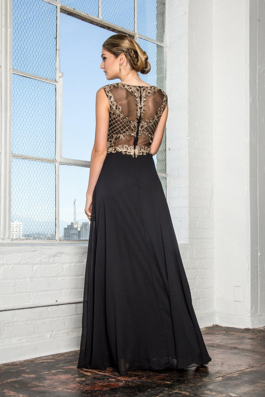 Formal Long Prom Dress Evening Gown - The Dress Outlet Elizabeth K