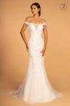 Fitted Long Wedding Dress - The Dress Outlet Elizabeth K