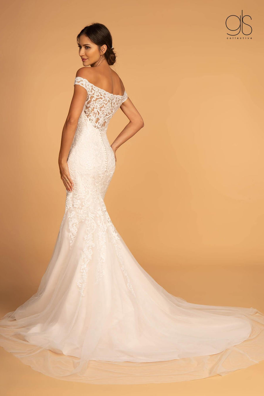 Fitted Long Wedding Dress - The Dress Outlet Elizabeth K